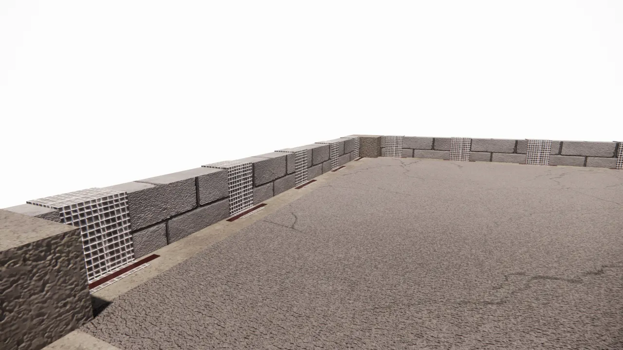 مهار دیوار جان پناه با وال مش | نکات اجرایی و ضوابط آیین نامه ای